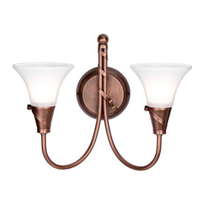 Emily 2 Light Wall Light - Copper - Comet Lighting