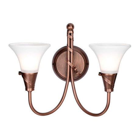 Emily 2 Light Wall Light - Copper - Comet Lighting