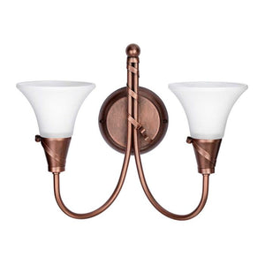 Emily 2 Light Wall Light - Copper - Comet Lighting