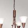 Emily 3 Light Chandelier - Copper