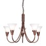 Emily 5 Light Chandelier - Copper