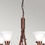 Emily 5 Light Chandelier - Copper