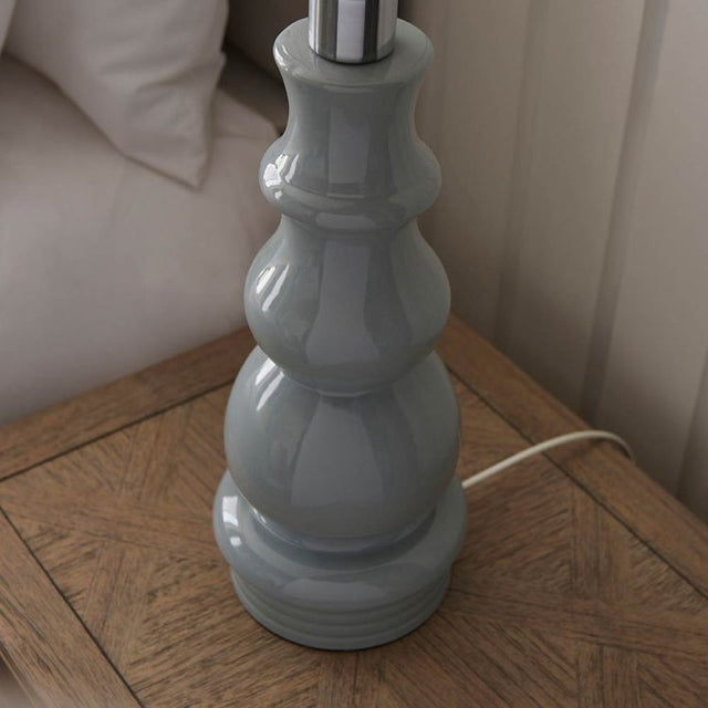 Provence Table Lamp & Cici 16 inch Grey Shade