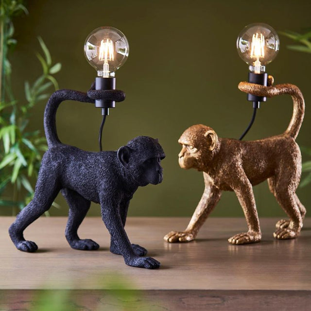 Capuchin Table Lamp Vintage Gold
