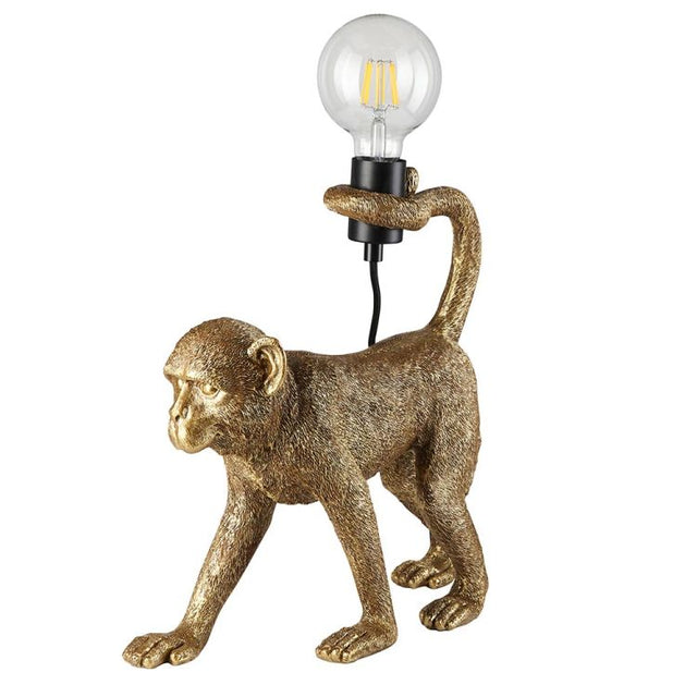 Capuchin Table Lamp Vintage Gold