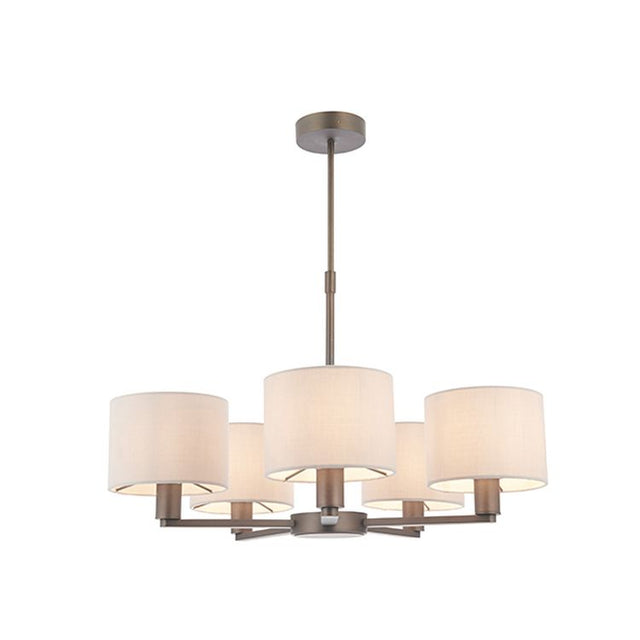 Daley 5-Light Pendant Ceiling Light & Marble Shades