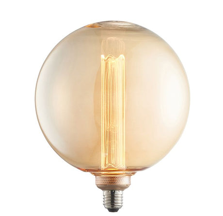 Endon E27 LED XL 200mm Globe Amber 2.8w 1800k 120lm