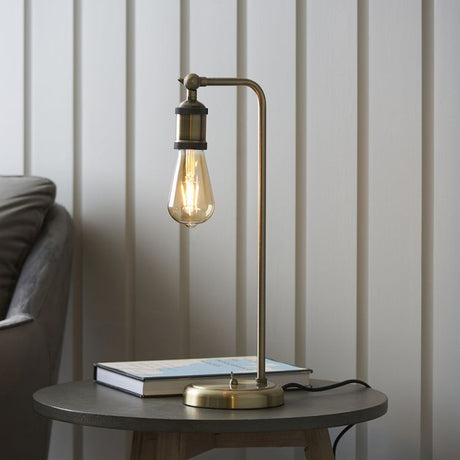 Hal Table Lamp Antique Brass