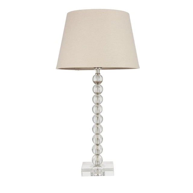 Adelie Table Lamp & Cici 12 inch Grey Shade