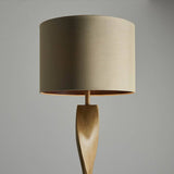 Abia Floor Lamp Oak Effect - Comet Lighting