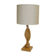 Abia Table Lamp Oak Effect - Comet Lighting