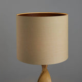 Abia Table Lamp Oak Effect - Comet Lighting