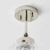 Addington Semi-Flush Ceiling Light Chrome Plated - Comet Lighting