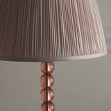 Adelie Blush Table Lamp & Freya 12 inch Pink Shade - Comet Lighting