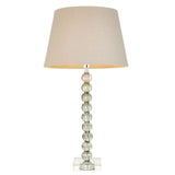 Adelie Grey/Green Table Lamp & Cici 12 inch Grey Shade - Comet Lighting