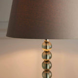 Adelie Grey/Green Table Lamp & Cici 12 inch Grey Shade - Comet Lighting