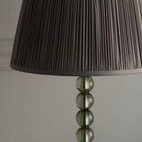 Adelie Grey/Green Table Lamp & Freya 12 inch Charcoal Shade - Comet Lighting