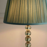 Adelie Grey/Green Table Lamp & Freya 12 inch Fir Shade - Comet Lighting