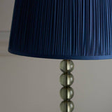 Adelie Grey/Green Table Lamp & Wentworth 12 inch Blue Shade - Comet Lighting