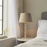 Adelie Table Lamp & Cici 12 inch Grey Shade - Comet Lighting