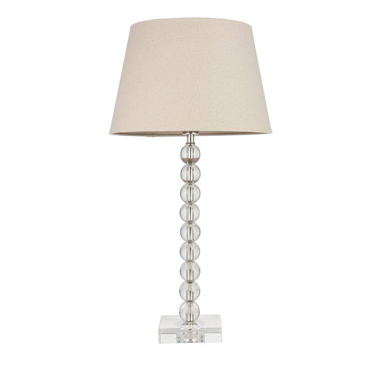 Adelie Table Lamp & Cici 12 inch Grey Shade - Comet Lighting