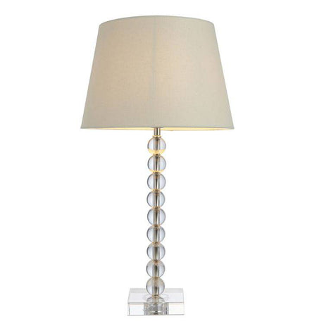 Adelie Table Lamp & Cici 12 inch Ivory Shade - Comet Lighting