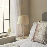 Adelie Table Lamp & Cici 12 inch Ivory Shade - Comet Lighting