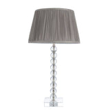 Adelie Table Lamp & Freya 12 inch Charcoal Shade - Comet Lighting