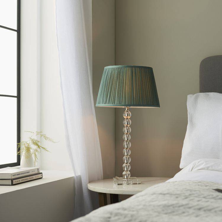 Adelie Table Lamp & Freya 12 inch Fir Shade - Comet Lighting