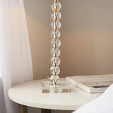 Adelie Table Lamp & Freya 12 inch Oyster Shade - Comet Lighting