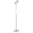 Aerith 2-Light Floor Lamp Lamp Chrome - Comet Lighting