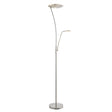 Alassio Mother & Child Task Floor Lamp Lamp Satin Chrome - Comet Lighting