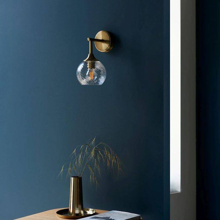 Allegra Wall Light Antique Brass - Comet Lighting