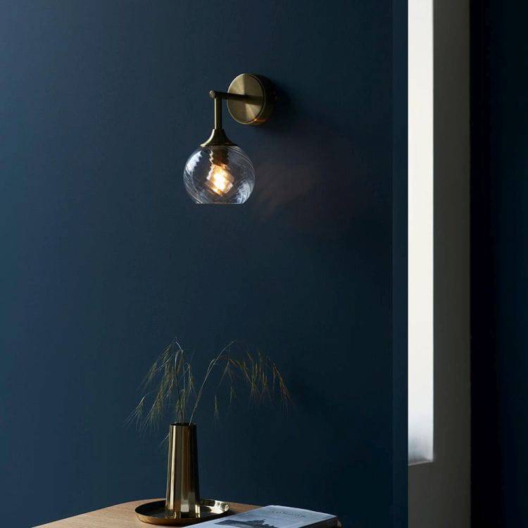 Allegra Wall Light Antique Brass - Comet Lighting