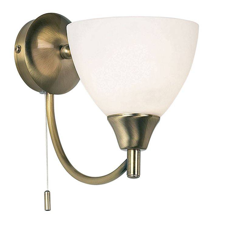 Alton 1-Light Wall Light Antique Brass - Comet Lighting