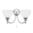 Alton 2-Light Wall Light Satin Chrome - Comet Lighting