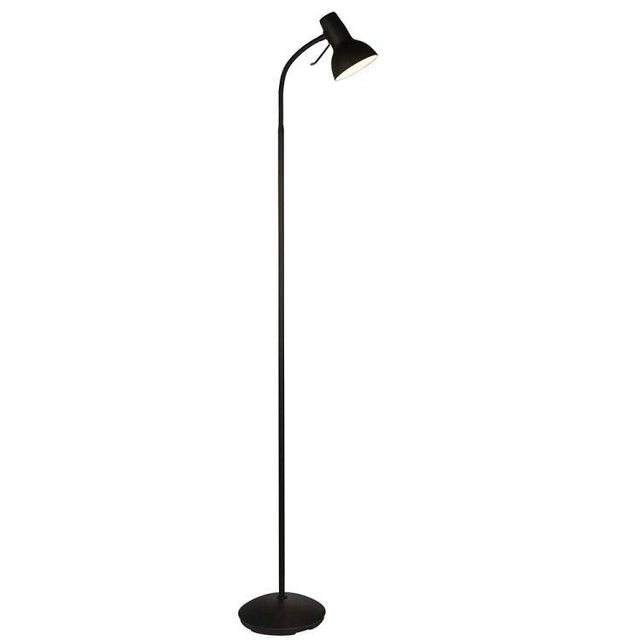 Amalfi Task Floor Lamp Matt Black - Comet Lighting