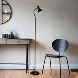 Amalfi Task Floor Lamp Matt Black - Comet Lighting