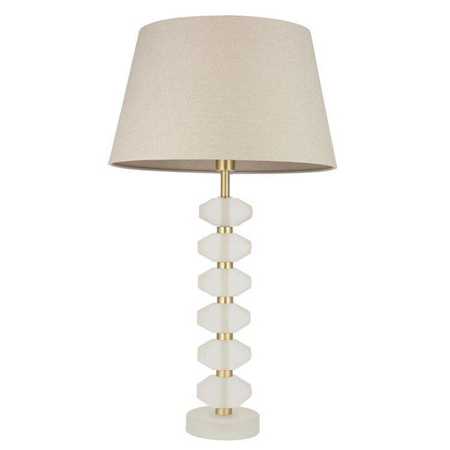 Annabelle Table Lamp & Cici 14 inch Grey Shade - Comet Lighting