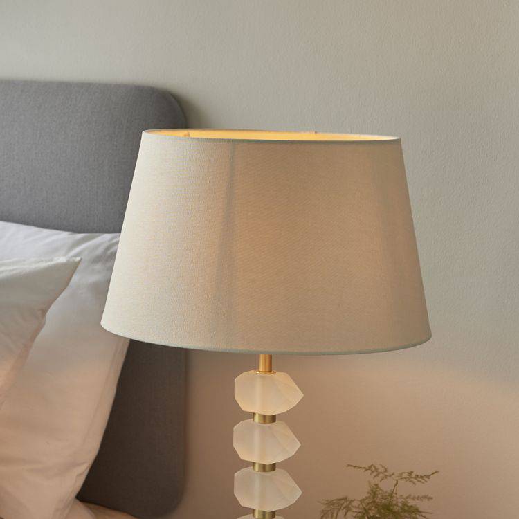 Annabelle Table Lamp & Cici 14 inch Ivory Shade - Comet Lighting