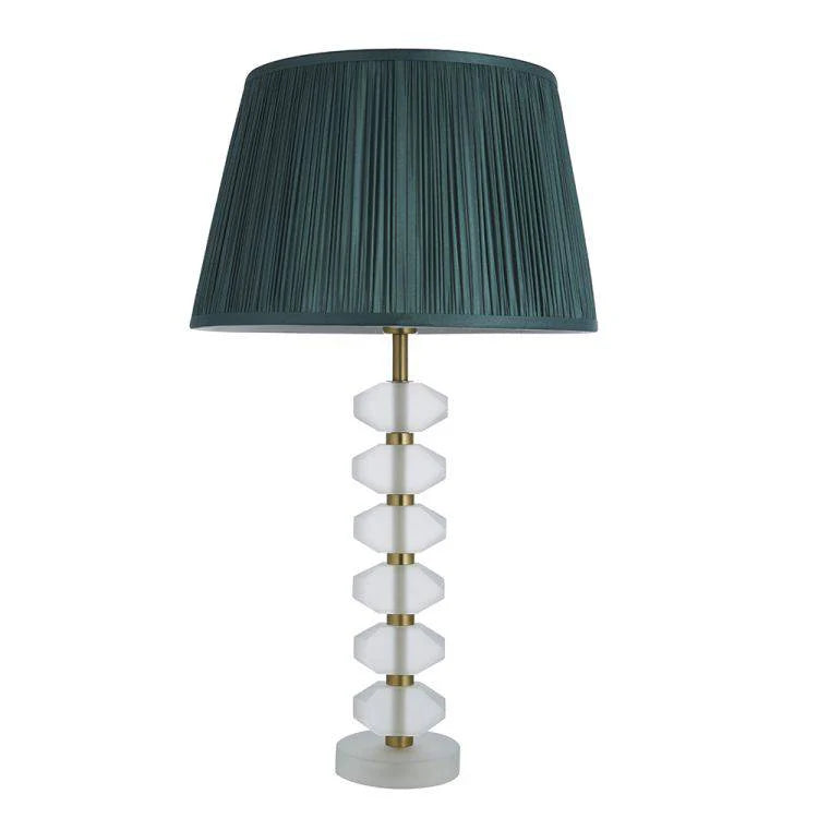 Annabelle Table Lamp & Mia 14 inch Natural Shade - Comet Lighting