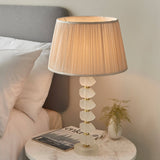 Annabelle Table Lamp & Freya 14 inch Oyster Shade - Comet Lighting