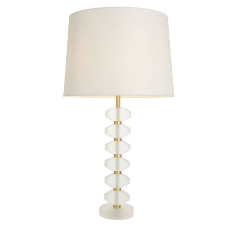 Annabelle Table Lamp & Mia 14 inch White Shade - Comet Lighting