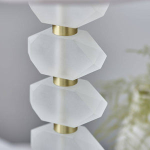 Annabelle Table Lamp & Mia 14 inch White Shade - Comet Lighting