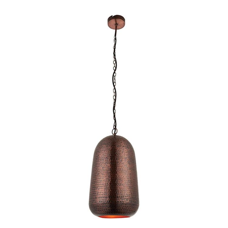 Arbutus 1 Light Pendant 40W in Antique Copper - Comet Lighting