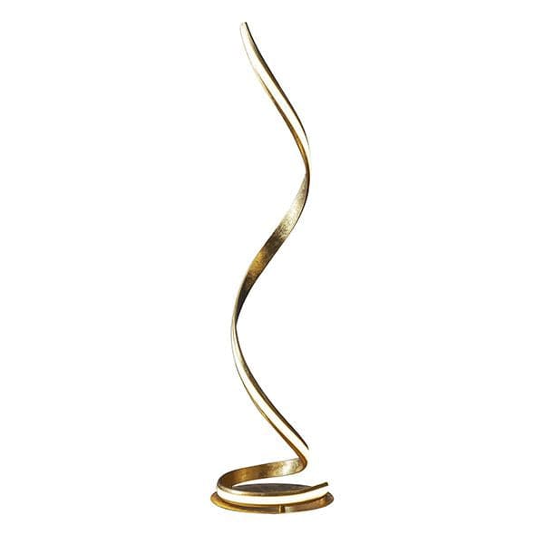 Aria LED Floor Lamp Gold - Comet Lighting