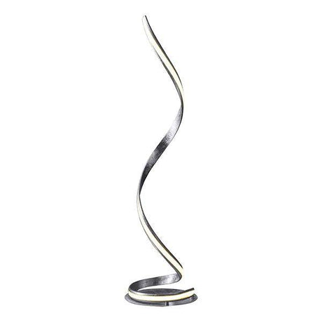 Aria LED Floor Lamp Silver - Comet Lighting