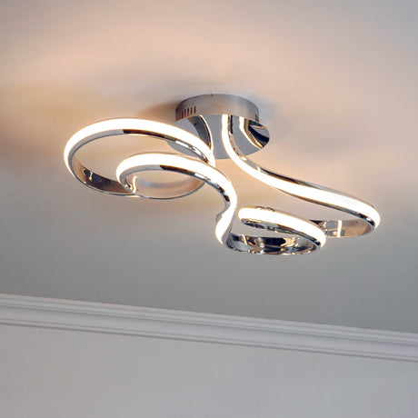 Aria Semi Flush Ceiling Light - Comet Lighting