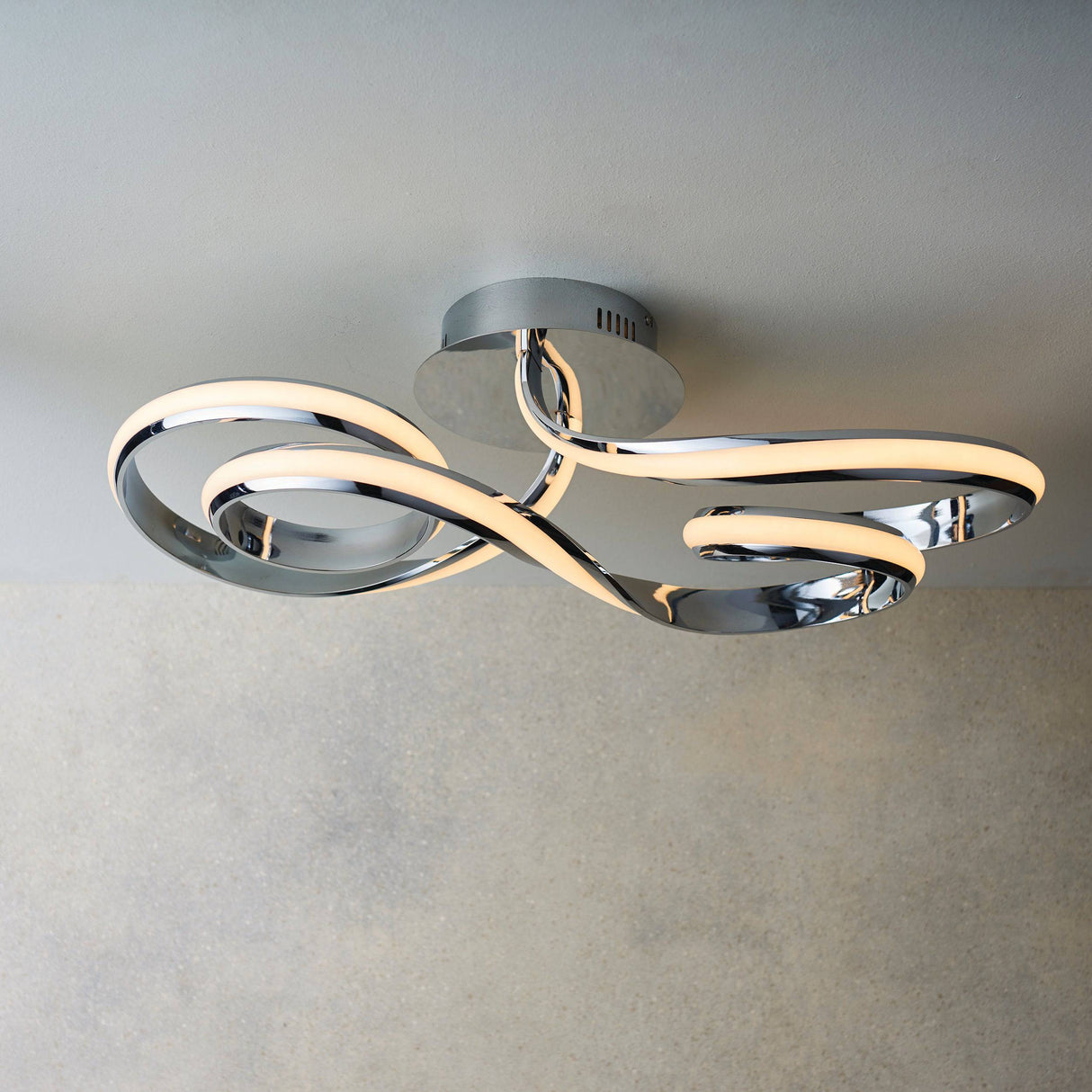 Aria Semi Flush Ceiling Light - Comet Lighting