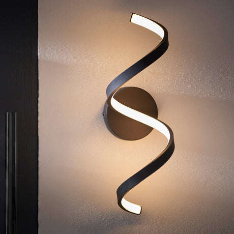 Astral LED Wall Light Black - Comet Lighting